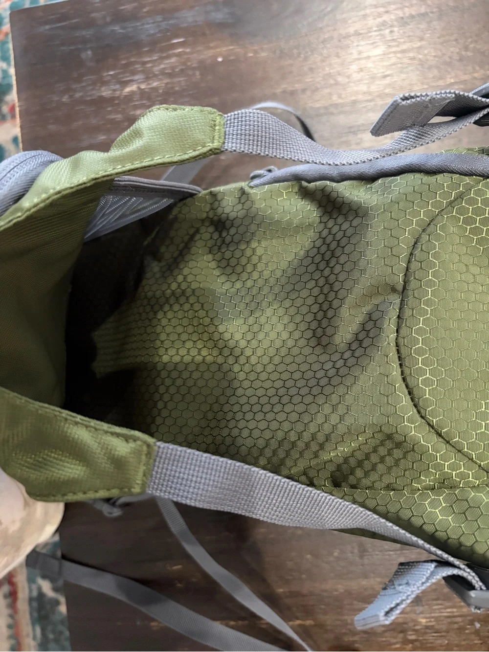 Uline Hydration Backpack Water Reservoir Hiking Cycling Running Olive Green New